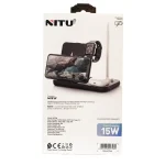 استند وایرلس شارژ نیتو مدل NITU 4IN1 Wireless Charger NT200 - تصویر 3
