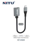 کابل او تی جی میکرو نیتو مدل NITU NT-CN20 Micro OTG - تصویر 3