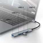 هاب 4 کاره تایپ سی یسیدو YESIDO HB17 HUB ADAPTER - تصویر 3