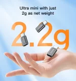 تبدیل آیفون به تایپ سی یسیدو مدل YESIDO GS22 IP TO TYPE-C ADAPTER - تصویر 8
