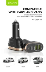 شارژر فندکی باوین مدل BAVIN PC587-PD - تصویر 7