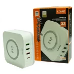 شارژر وایرلس رومیزی 32 وات 4 پورت الدینیو مدل LDNIO AW004 - تصویر 2