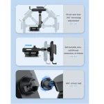 هولدر وایرلس داشبوردی الدینیو مدل LDNIO MW21-1 CAR MOUNT - تصویر 6