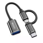 تبدیل چند کاره OTG MICRO USB / TYPE C به USB 3.0 یسیدو مدل YESIDO GS02