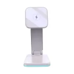 استند شارژ وایرلس یسیدو YESIDO DS17 FOLDABLE 3IN1 WIRELESS CHARGER