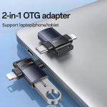 مبدل OTG دو کاره تایپسی و لایتنینگ یسیدو YESIDO GS35 - تصویر 3