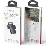 مبدل OTG دو کاره تایپسی و لایتنینگ یسیدو YESIDO GS35 - تصویر 2