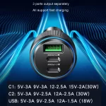 شارژر فندکی 60 وات یسیدو مدل YESIDO Y50 SUPER FAST - تصویر 7