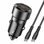 شارژر فندکی با کابل یسیدو مدل YESIDO Y55 FAST CHARGER