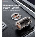 شارژر فندکی 30 وات یسیدو YESIDO Y68 - تصویر 5