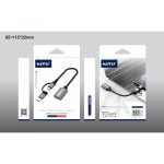 تبدیل دو کاره OTG MICRO USB / TYPE C به USB 3.0 نیتو مدل NITU NT-CN21 - تصویر 3