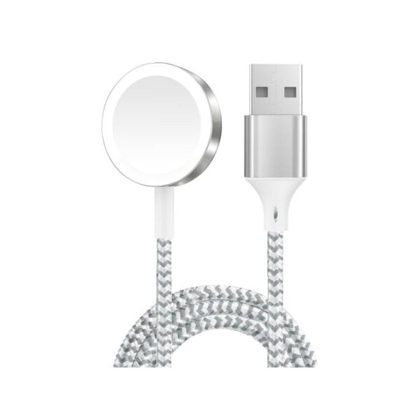 کابل شارژ مغناطیسی اپل واچ گرین مدل Green Magnetic Charging Cable